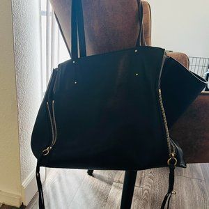 Chloe Black Leather Totebag